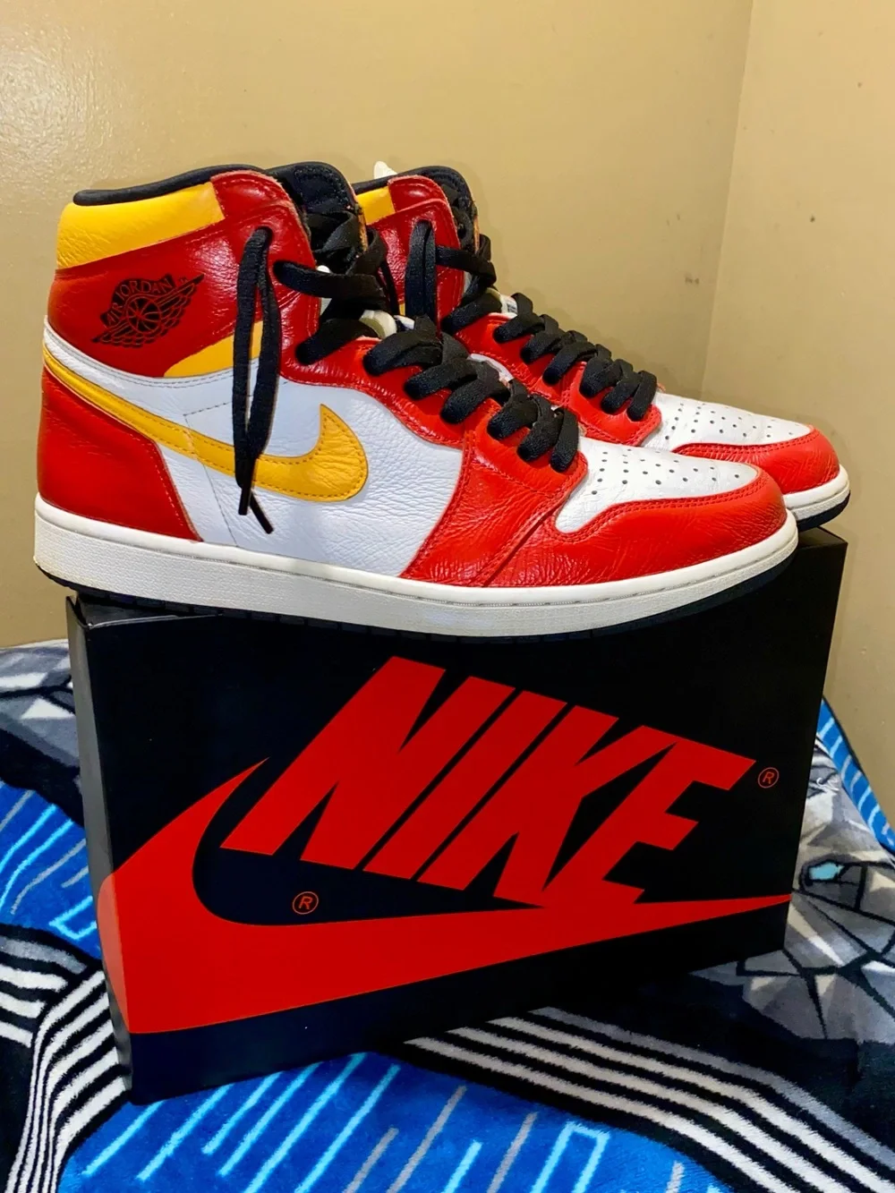 Jordan One High “Fire Red Fusion”